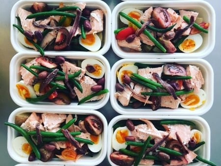 Salmon Nicoise Salad