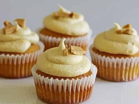 Caramilk Cupcakes | GF - Vegetarian - Halal