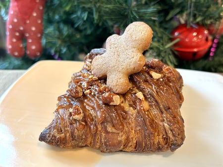 Peanut & Miso Caramel Croissant