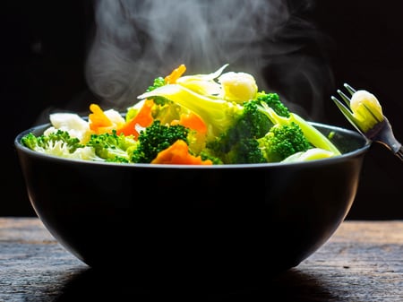 Steamed Market Vegetables