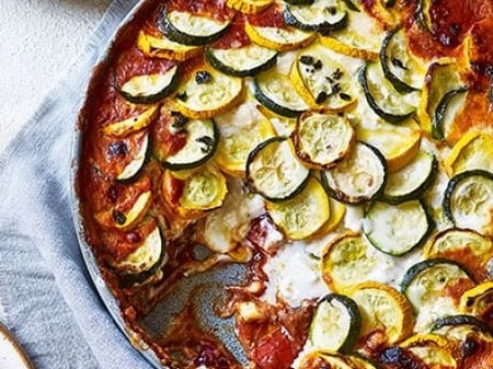 Ratatouille with Meredith's Goat's Cheese