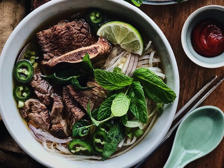 Special Beef Ribs Pho | Phở Sườn Bò Đút Lò