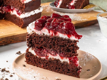 Cherry Ripe Cake - Whole | GF - Vegetarian - Halal