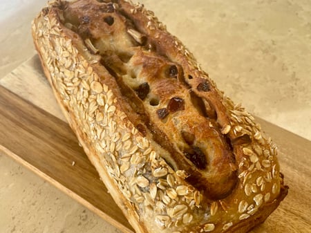 Sultana, Apple & Cinnamon Swirl Sourdough Loaf