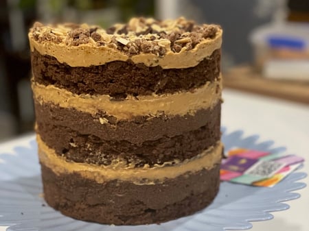 TBL Chocolate and Salted Caramel Stack Cake