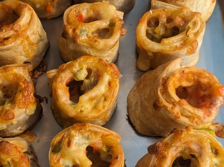 Veggie Pinwheels | GF - Vegetarian - Halal