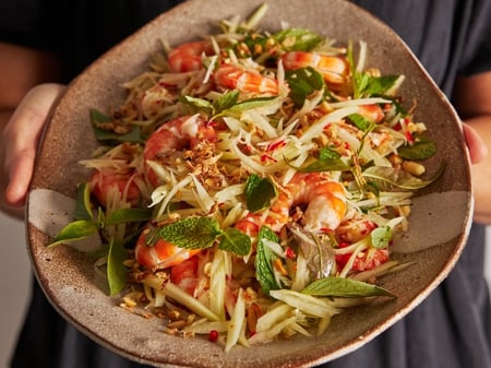 Green Papaya with Prawn | Gỏi Đu Đủ Tôm