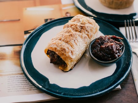 Spiced Lentil Sausage Rolls