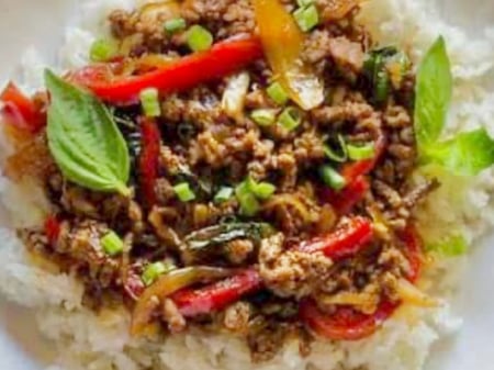 Maintain - Thai Beef Basil with Rice and Greens