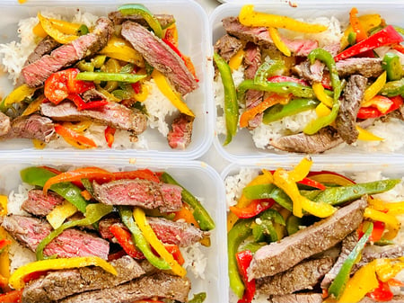 Lean - Fajita Beef Strips with Rice