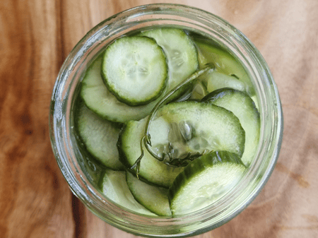 Ducks' Pickled Cucumbers