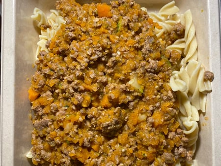 Pasta Bolognese 1030 Cals