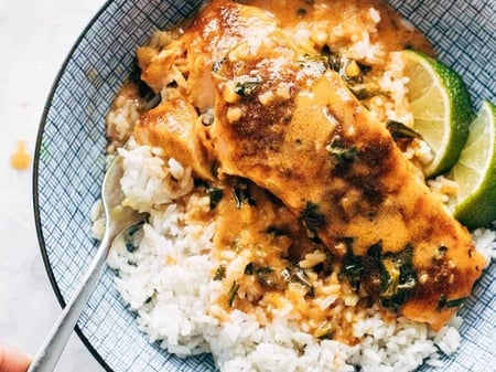 Coconut Curry Salmon