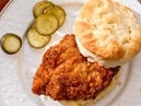 Fried Chicken Biscuits with Honey Butter