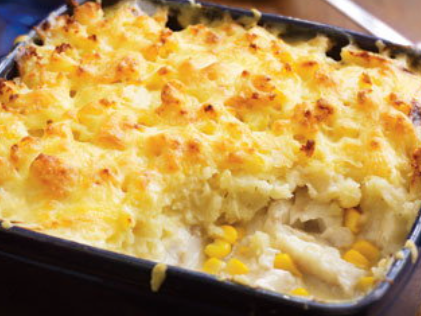 Fish Pie with Sweetcorn and Creamy Mash - FROZEN DOWN