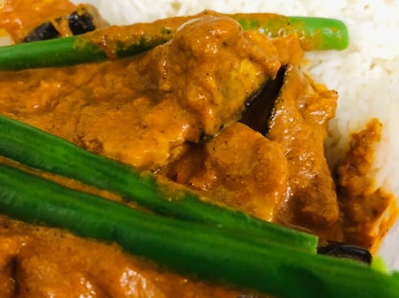 Vegan Vindaloo Curry w Basmati Rice