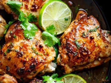 Mexican inspired chilli lime chicken