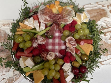 Christmas Wreath Platter