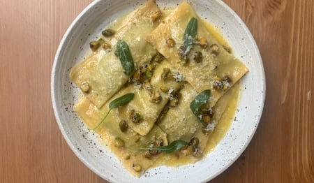 Pumpkin & Salsiccia Agnolotti