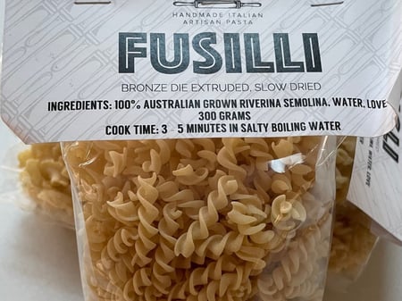 Zecca, Fusilli Pasta