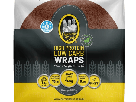 Hermanbrot Low Carb Wraps (6 wraps)