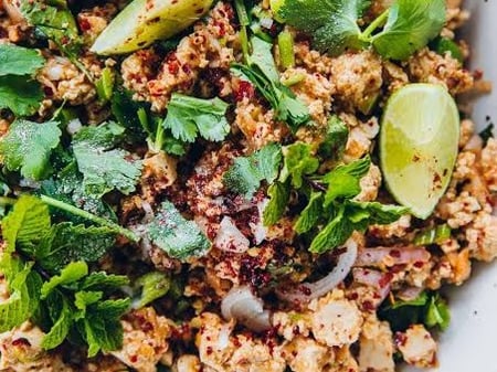 Lemongrass and Turkey Larb