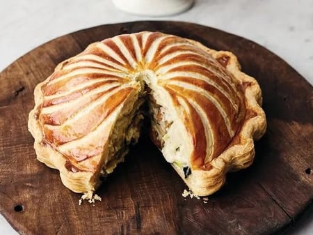 Sumptuous Vegetarian French Pithivier Pie