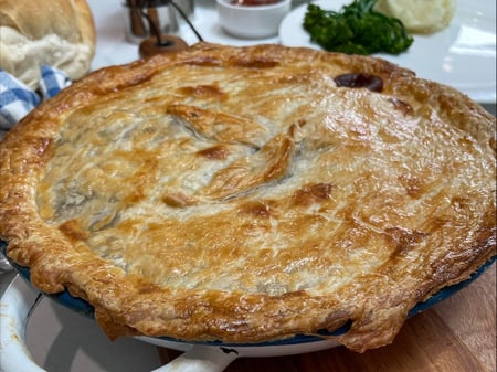 Steak and Mushroom Pie