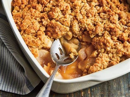 Classic Apple Crumble & Custard