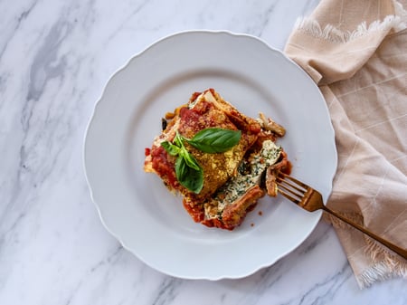 Vegetable and Vegan Ricotta Lasagne (FROZEN)