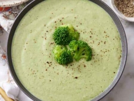 Cream of Broccoli & Cracked Pepper Soup