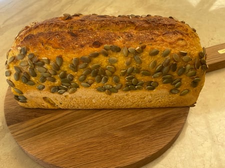 Pumpkin and Chive Sandwich Loaf