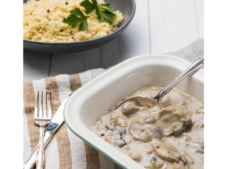 Creamy Chicken & Mushroom Casserole