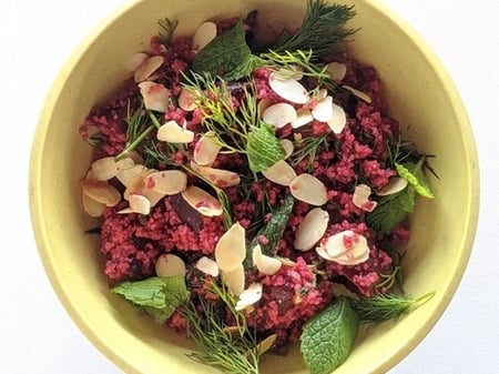 Beetroot, Mint and Dill Tabbouleh