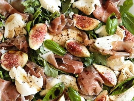 Dried Fig + Basil Salad