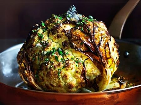 Whole Roasted Cauliflower