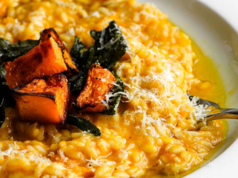 Butternut, Spinach and Sage Risotto