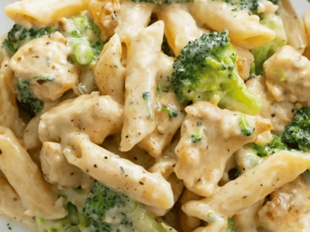 Penne with Lemon Pepper, Chicken and Broccoli