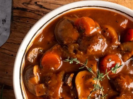 Mushroom and Guinness Stew