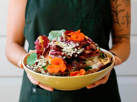 Radicchio & blood orange salad