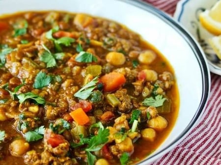 FROZEN Hearty Lamb Harira Soup