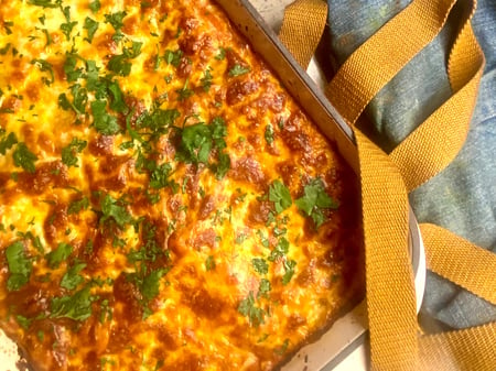 Beef and Spinach Cannelloni