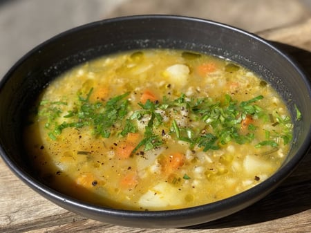 Chicken, Turmeric & Ginger Soup