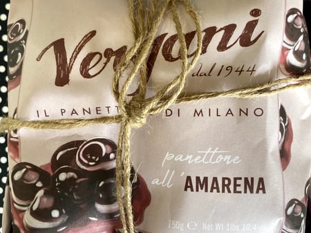 Vergani All'Amarena (Black Cherry) Panettone