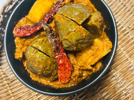 Eggplant masala (vegan)