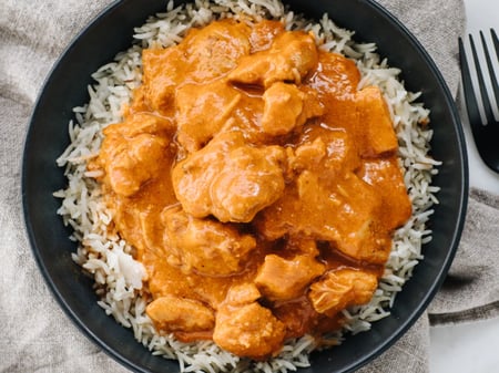 Butter Chicken with Cumin Rice