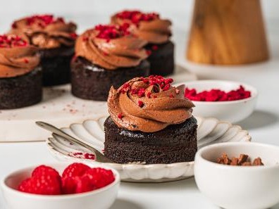 Individual Vegan Mud Cake  