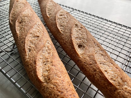 Buckwheat baguette