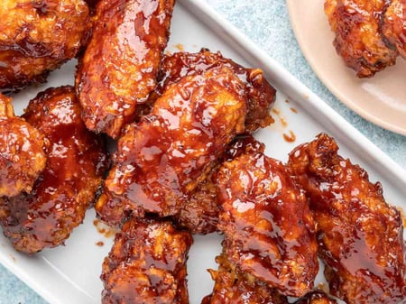 Texan Crispy Honey BBQ Chicken Wings