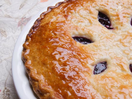 Apple & Blueberry Pie